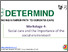 [thumbnail of FINAL The importance of the social environment for DETERMIND participant conference 22nd Oct 2025]